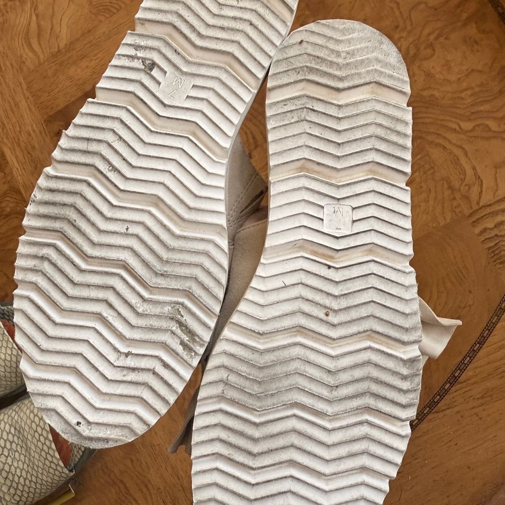 Vaneli Tan Espadrille Ruffle Slides - Picture 6 of 6